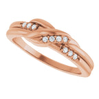Accented Knot Ring