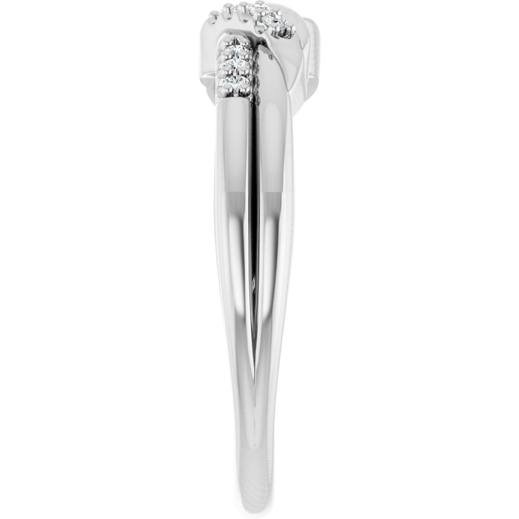 Accented Knot Ring