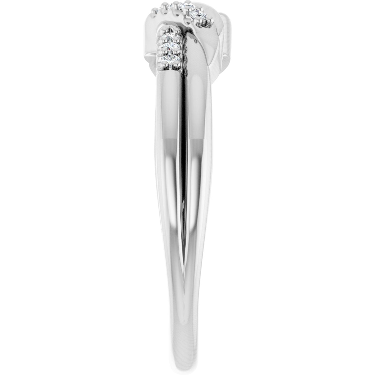 Accented Knot Ring