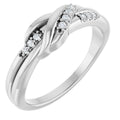 Accented Knot Ring