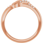 Accented Knot Ring