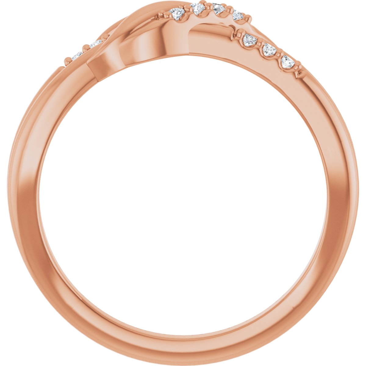Accented Knot Ring