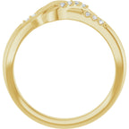 Accented Knot Ring