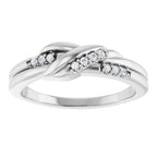 Accented Knot Ring