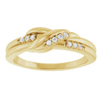 Accented Knot Ring