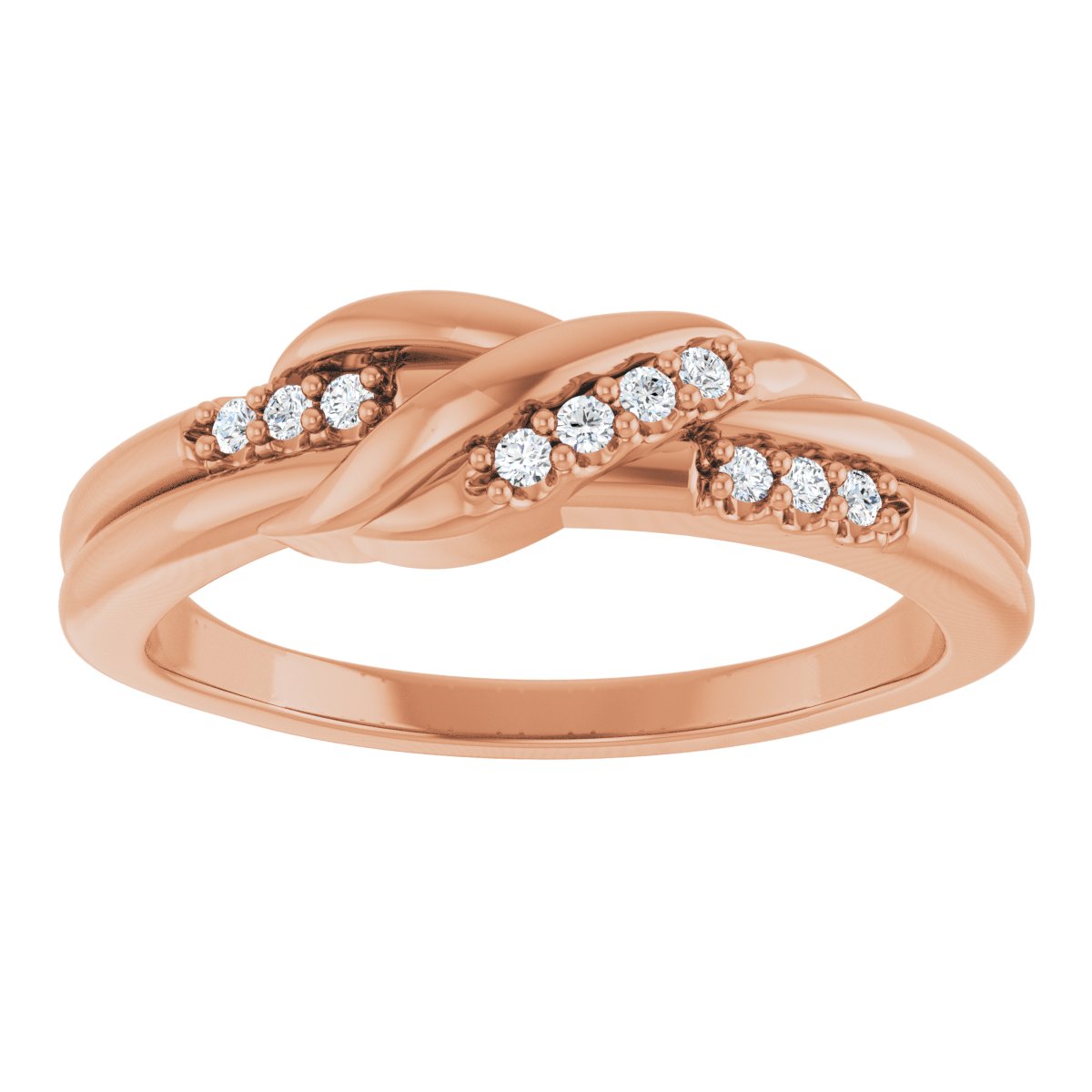 Accented Knot Ring
