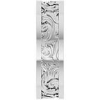 Sculptural Flat Band with Bead Blast Finish