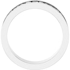 Sculptural Flat Band with Bead Blast Finish