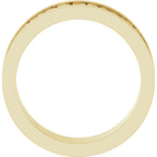 Sculptural Flat Band with Bead Blast Finish