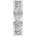 Sculptural Flat Band with Bead Blast Finish
