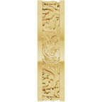 Sculptural Flat Band with Bead Blast Finish