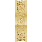 Sculptural Flat Band with Bead Blast Finish