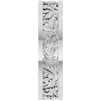 Sculptural Flat Band with Bead Blast Finish