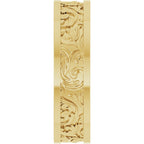 Sculptural Flat Band with Bead Blast Finish
