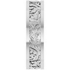 Sculptural Flat Band with Bead Blast Finish