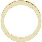 Sculptural Flat Band with Bead Blast Finish
