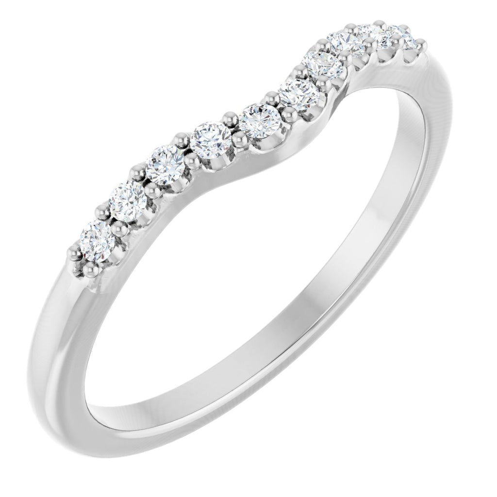 Accented Engagement Ring or Band