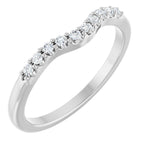 Accented Engagement Ring or Band