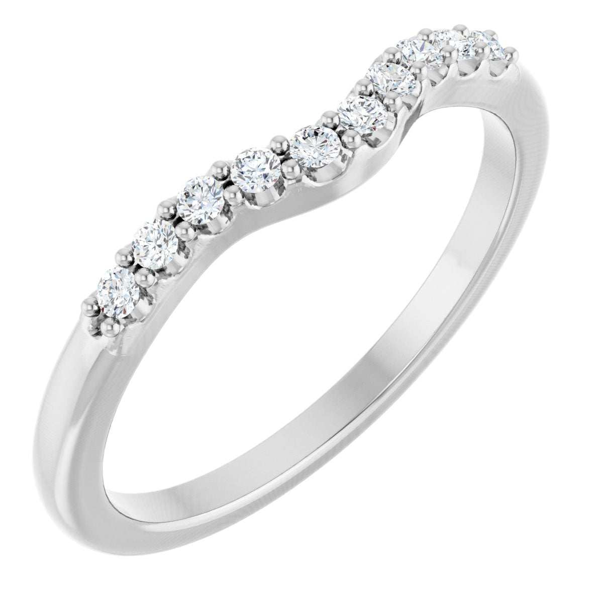Accented Engagement Ring or Band