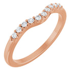 Accented Engagement Ring or Band