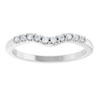 Accented Engagement Ring or Band