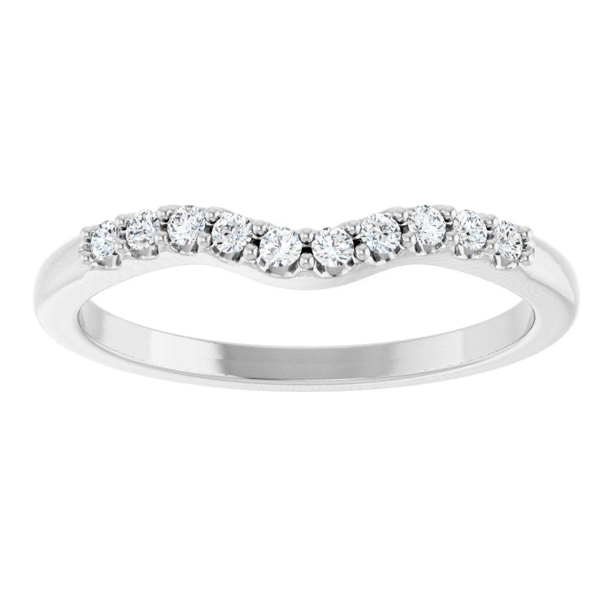 Accented Engagement Ring or Band