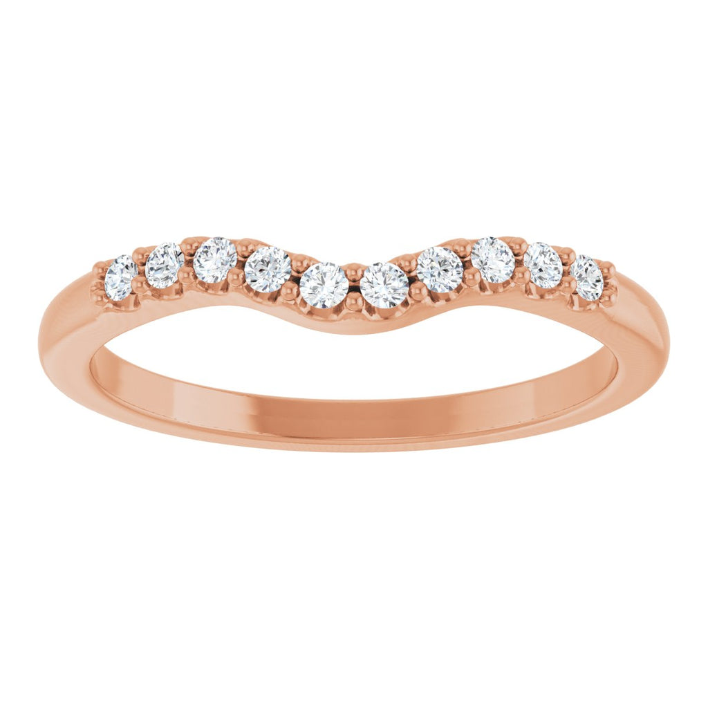 Accented Engagement Ring or Band