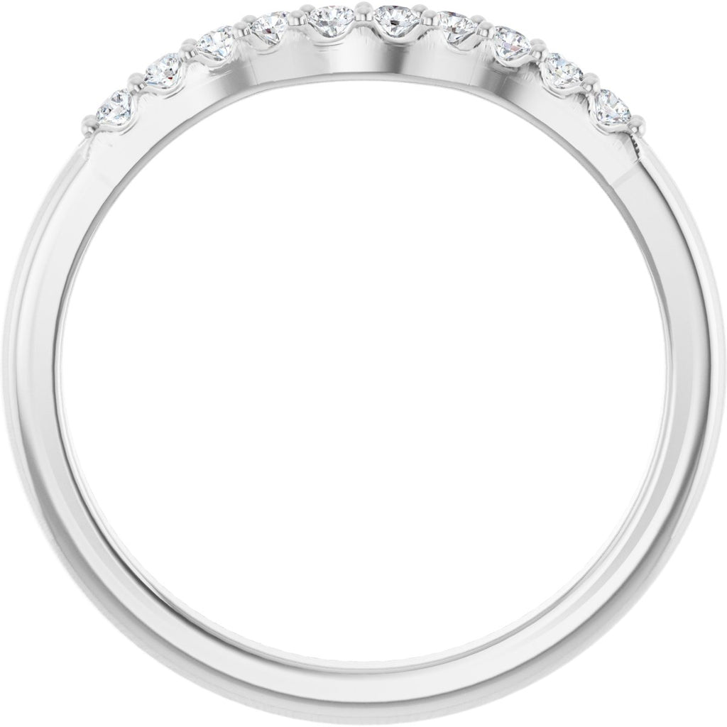 Accented Engagement Ring or Band