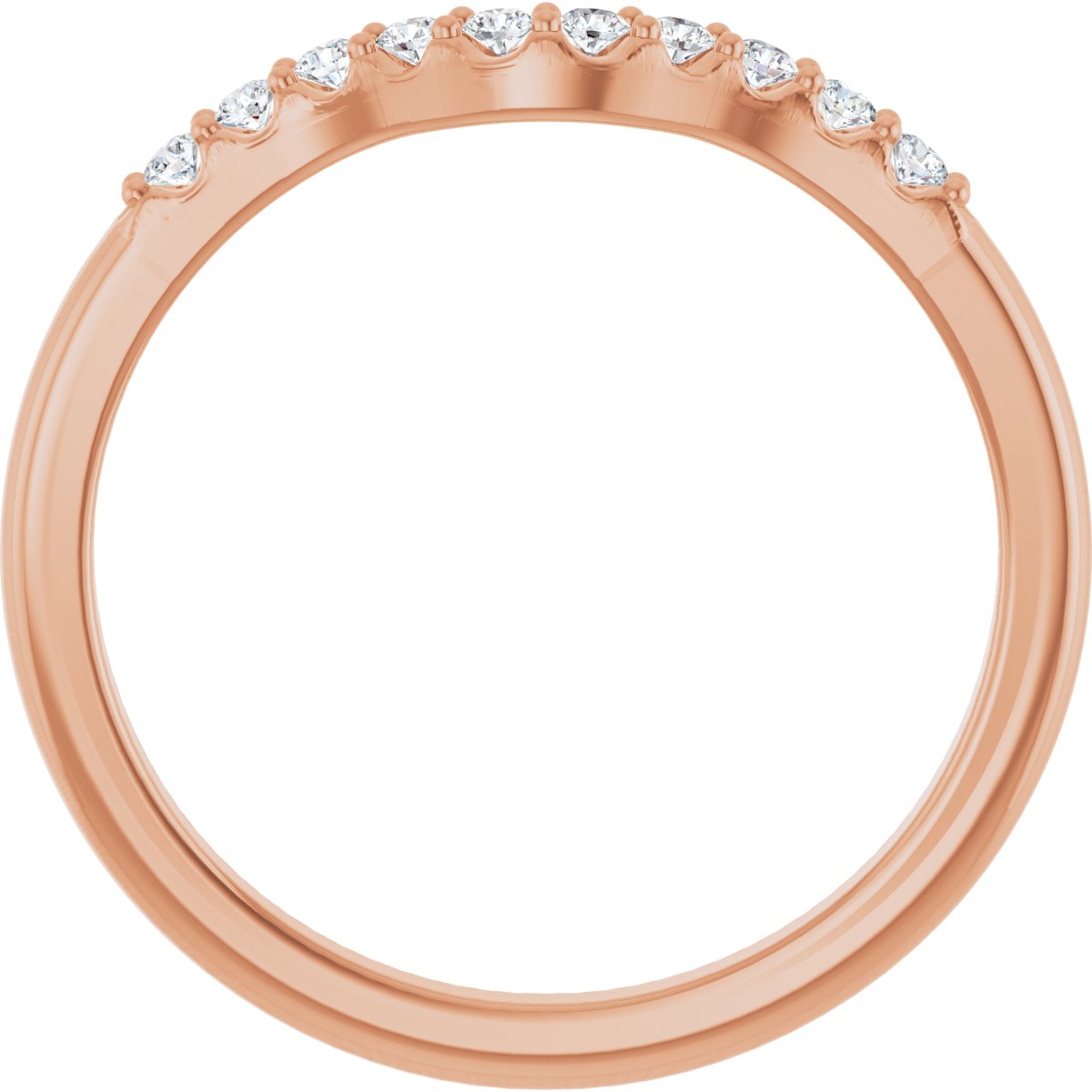 Accented Engagement Ring or Band