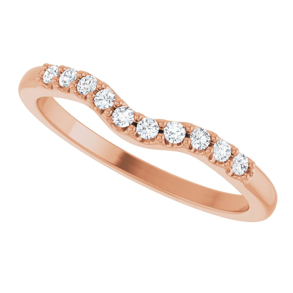 Accented Engagement Ring or Band