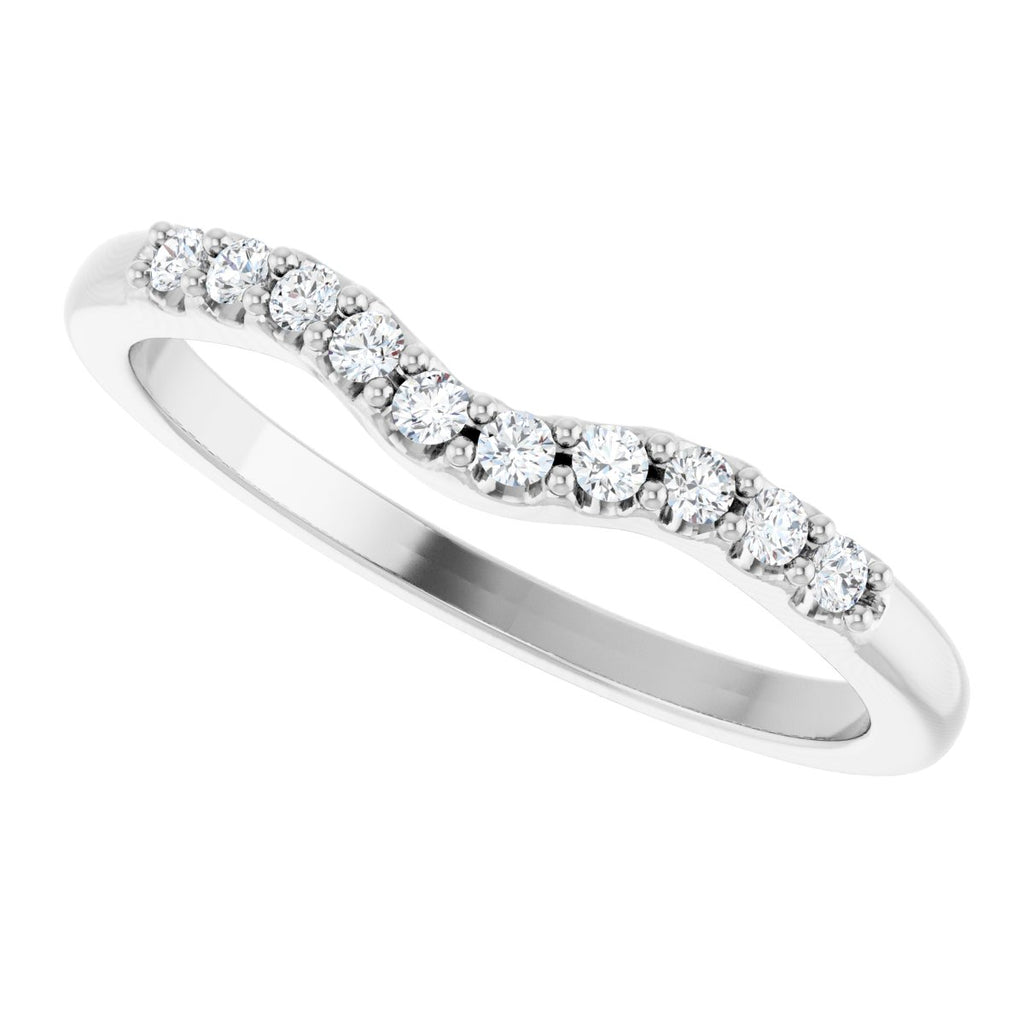 Accented Engagement Ring or Band
