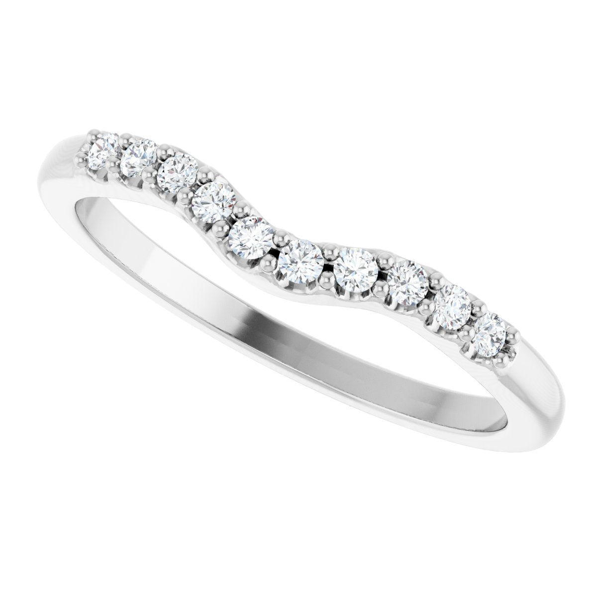 Accented Engagement Ring or Band