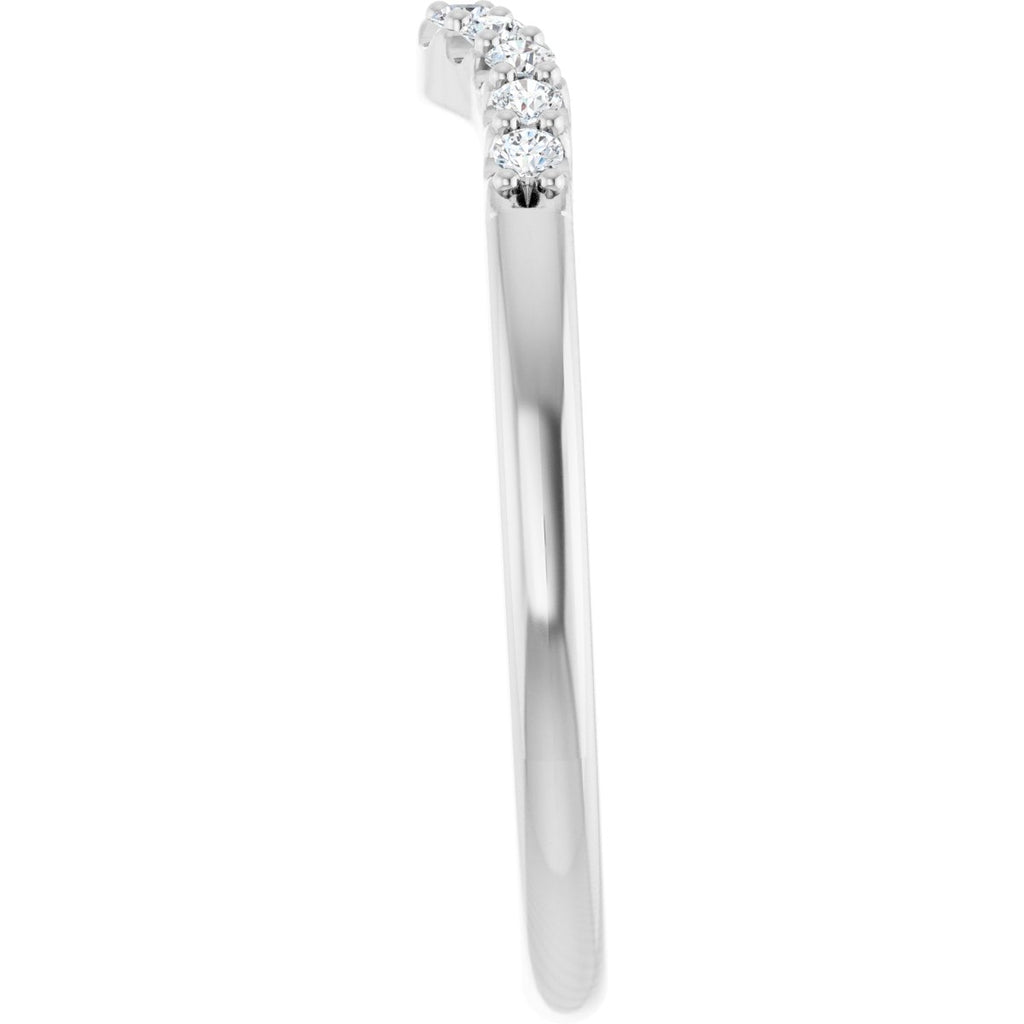 Accented Engagement Ring or Band