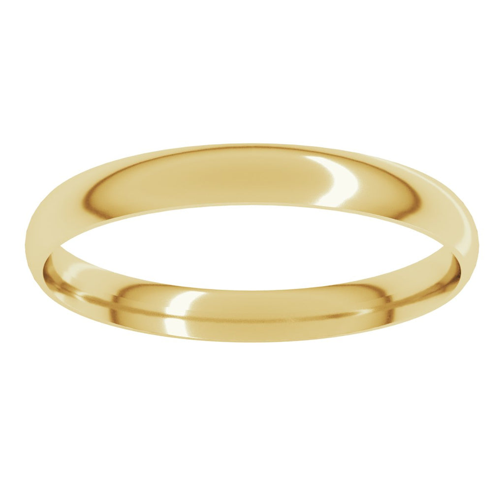 Ultra-Lightweight Comfort-Fit Half Round Band