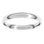 Ultra-Lightweight Comfort-Fit Half Round Band