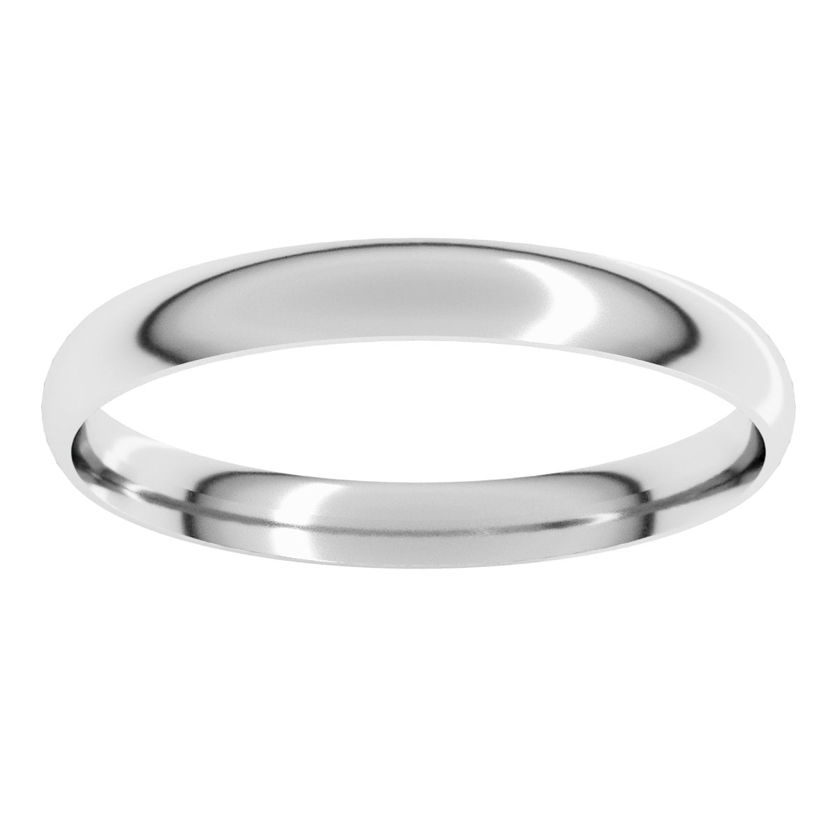 Ultra-Lightweight Comfort-Fit Half Round Band