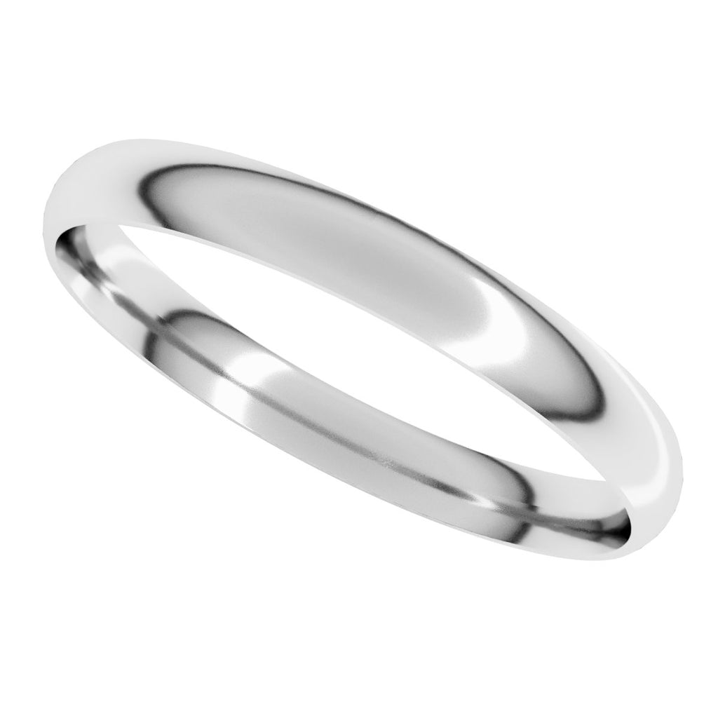 Ultra-Lightweight Comfort-Fit Half Round Band