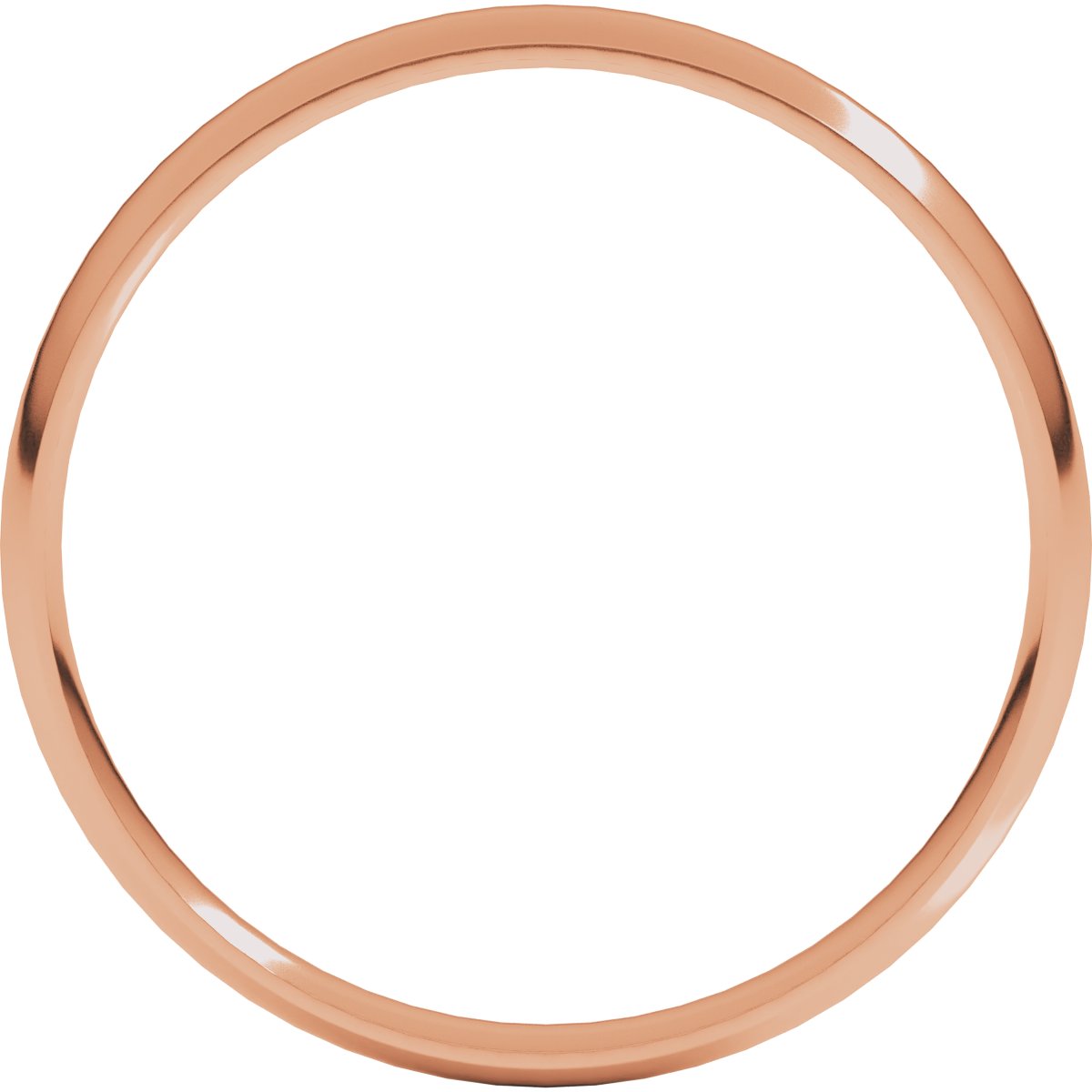 Ultra-Lightweight Comfort-Fit Half Round Band