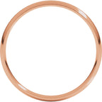 Ultra-Lightweight Comfort-Fit Half Round Band