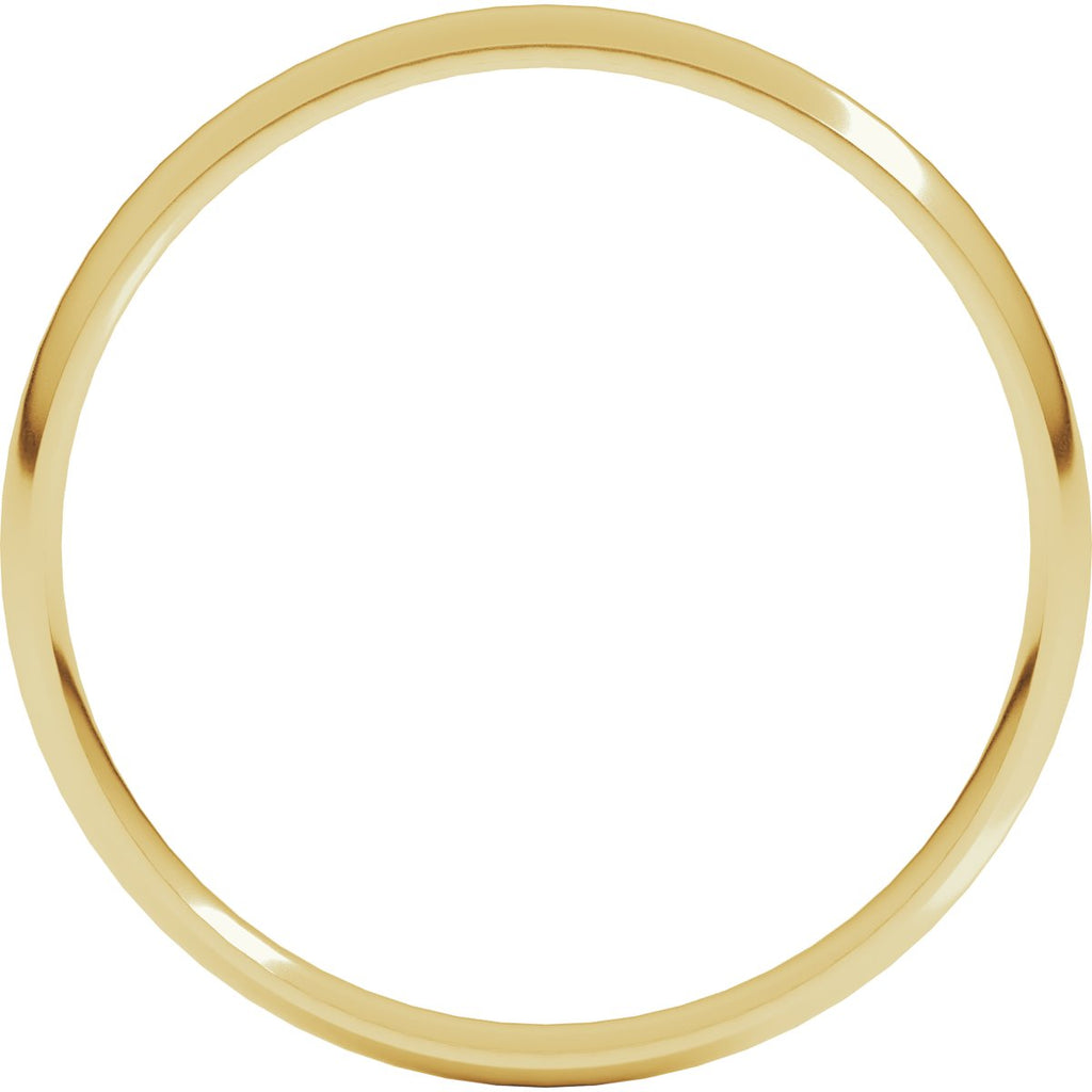Ultra-Lightweight Comfort-Fit Half Round Band