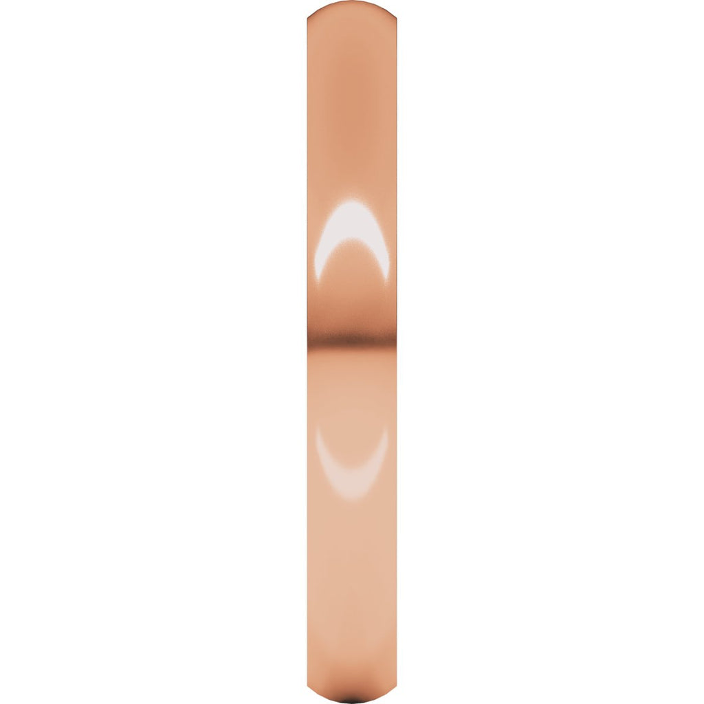 Ultra-Lightweight Comfort-Fit Half Round Band