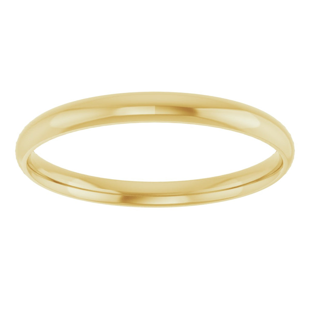 Ultra-Lightweight Comfort-Fit Half Round Band
