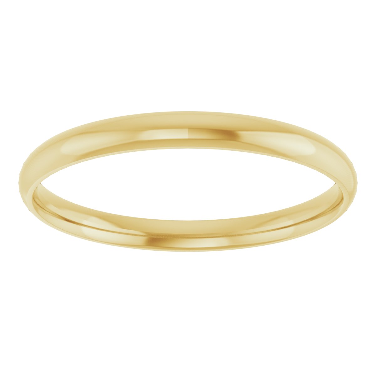 Ultra-Lightweight Comfort-Fit Half Round Band