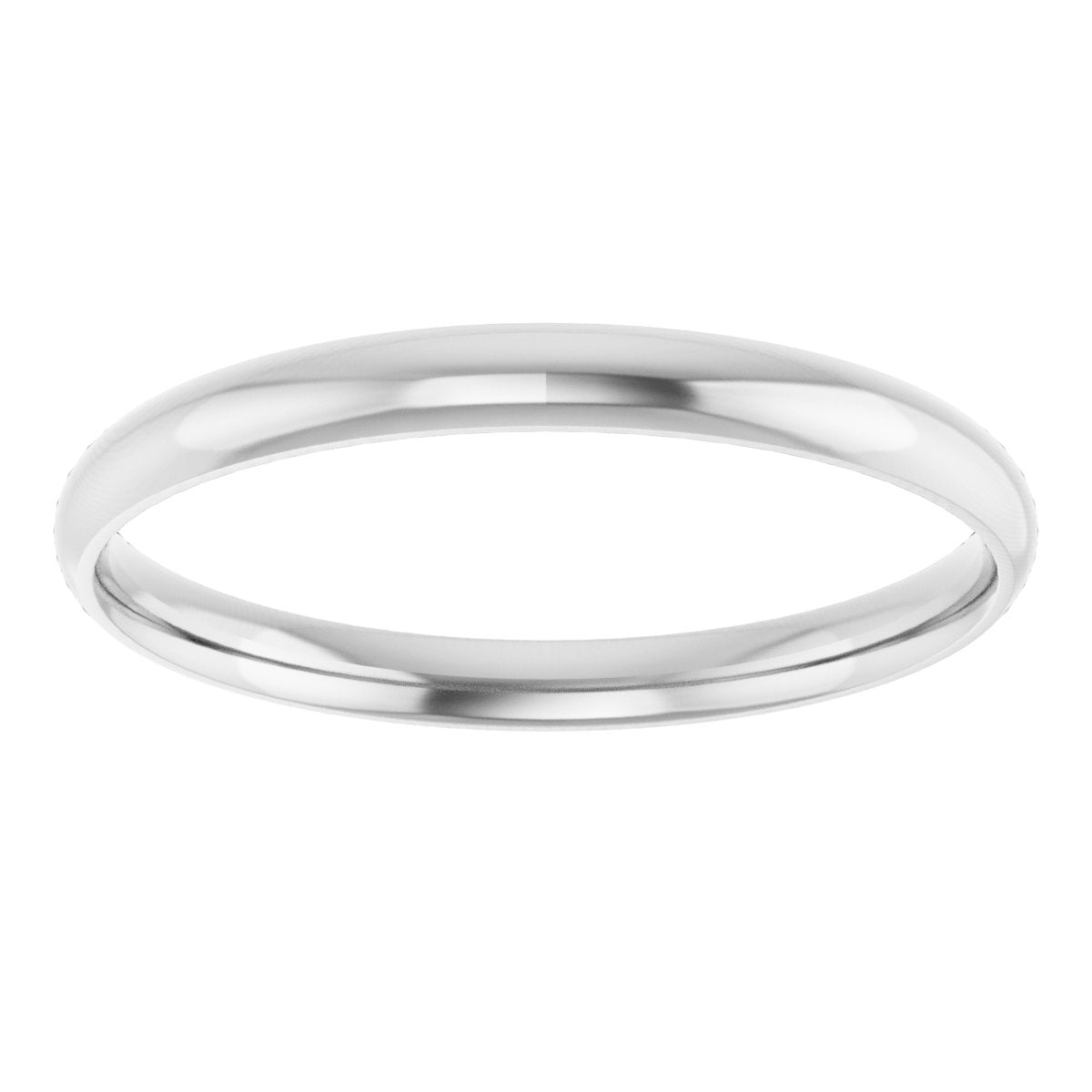 Ultra-Lightweight Comfort-Fit Half Round Band