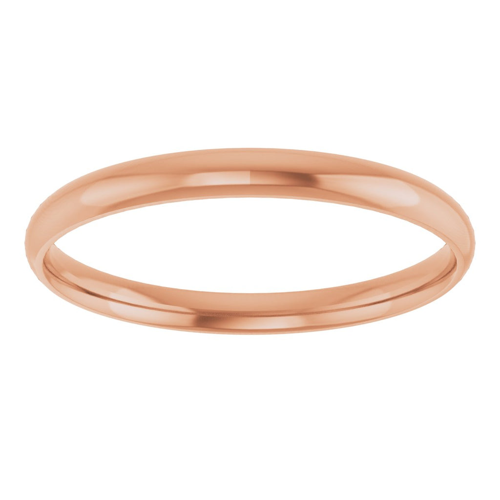 Ultra-Lightweight Comfort-Fit Half Round Band