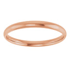 Ultra-Lightweight Comfort-Fit Half Round Band