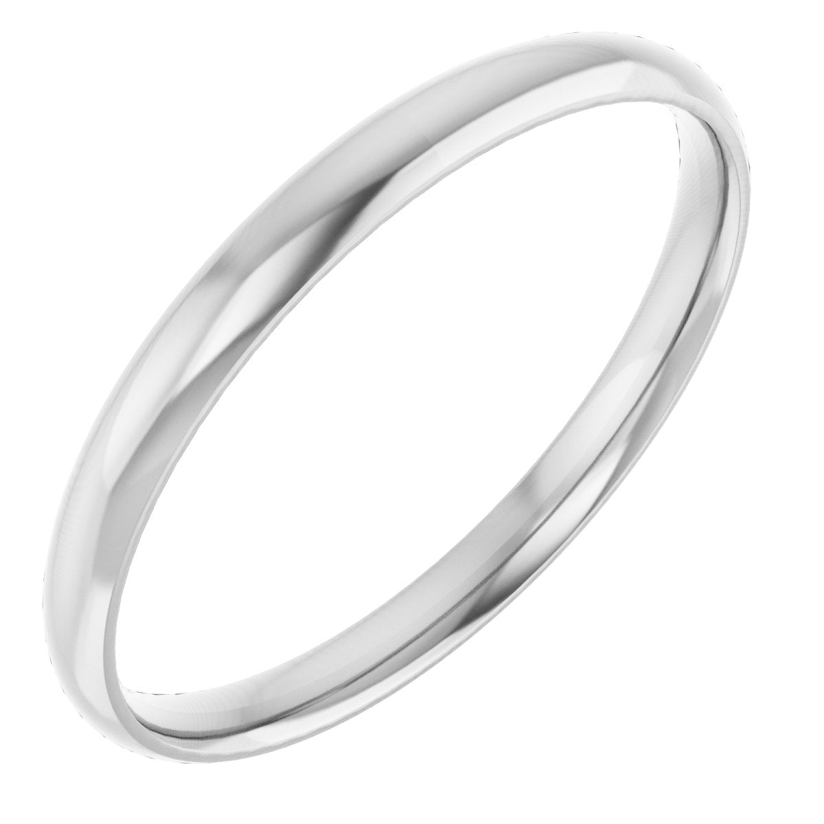 Ultra-Lightweight Comfort-Fit Half Round Band