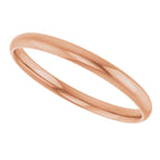 Ultra-Lightweight Comfort-Fit Half Round Band