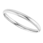 Ultra-Lightweight Comfort-Fit Half Round Band