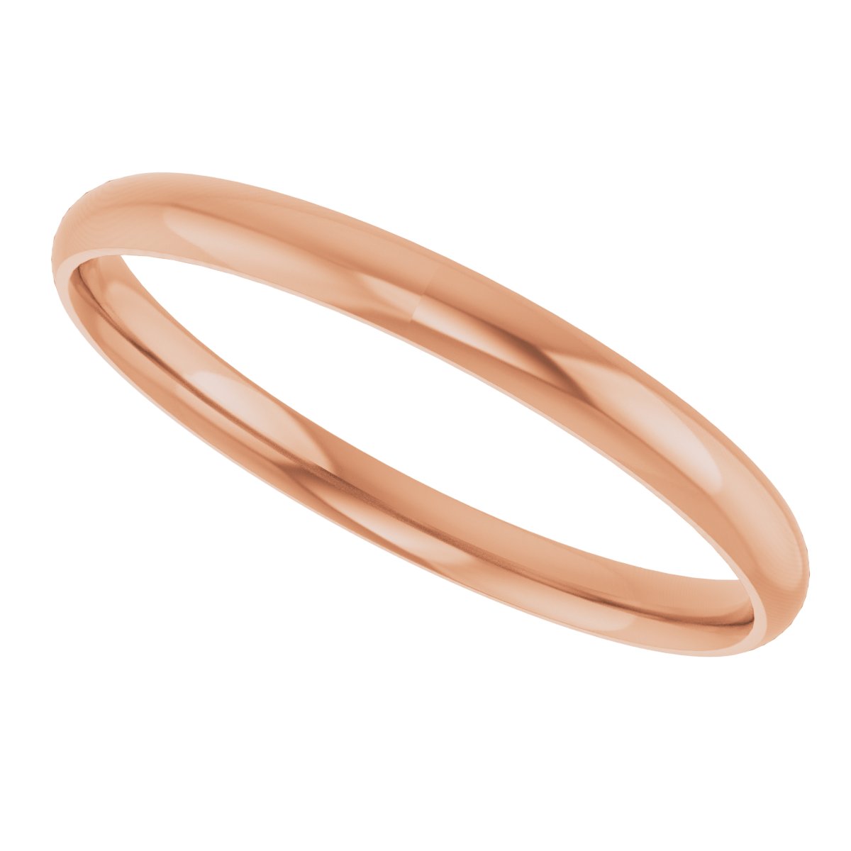 Ultra-Lightweight Comfort-Fit Half Round Band